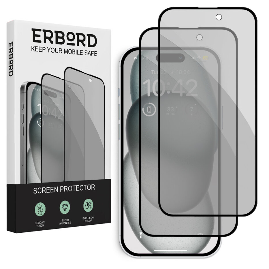 Защитное стекло 2х Erbord 3D до iPhone 12 Mini | Yourcase.com.ua