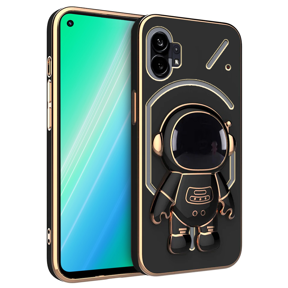 Чехол до Nothing Phone 2, Astronaut, чёрный | Yourcase.com.ua