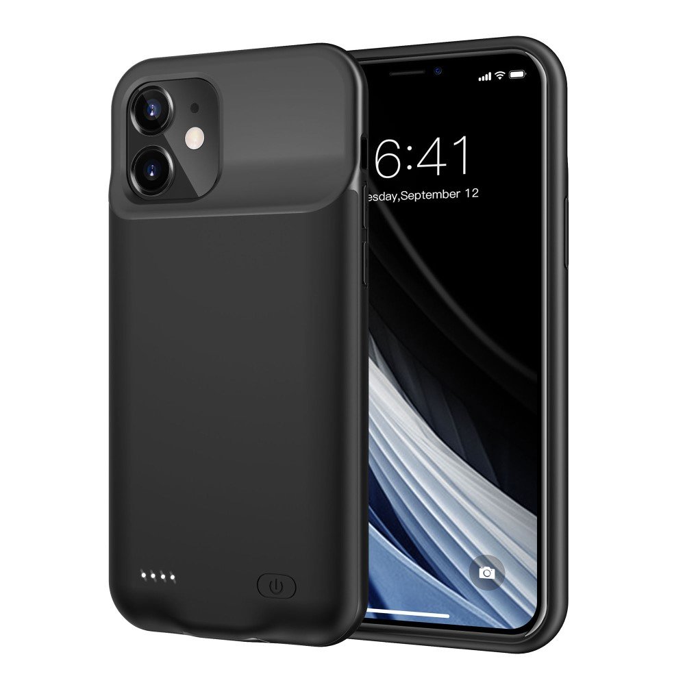 Чехол с батареей 6000mAh до iPhone 12 Mini, Black | Yourcase.com.ua