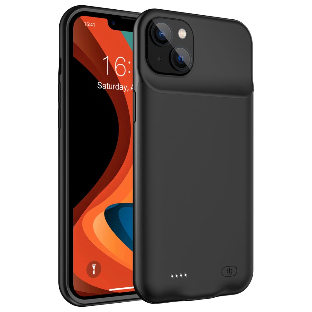 Чехол с батареей 7000mAh до iPhone 14, Black | Yourcase.com.ua