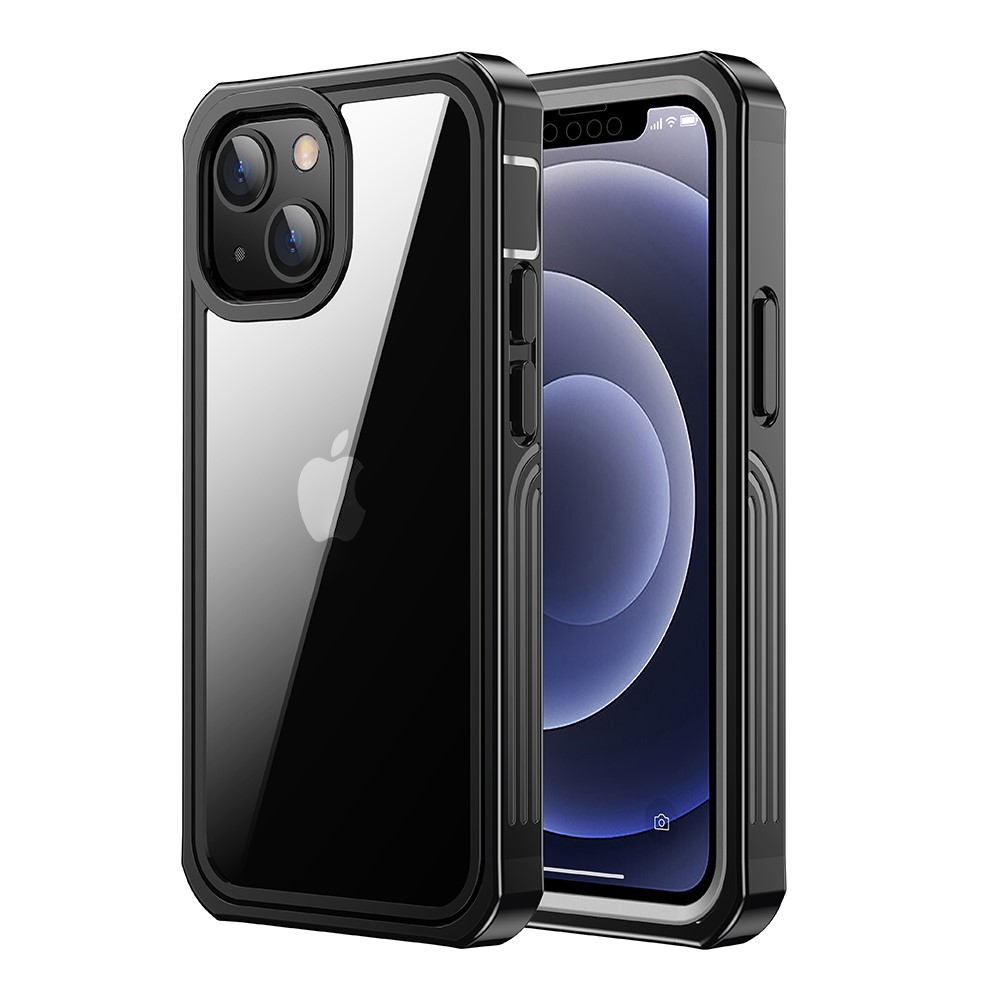 Чехол Shockproof до iPhone 13 mini, с защитным экраном, чёрный |  Yourcase.com.ua