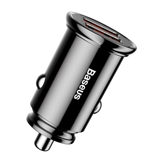 Автомобильное зарядное устройство BASEUS 2x USB QC 3.0 30 Вт - Black