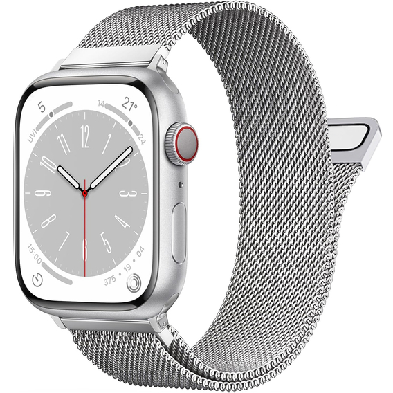Браслет Milanese для Apple Watch  1/2/3/4/5/6/7/SE (42/44MM) - Silver