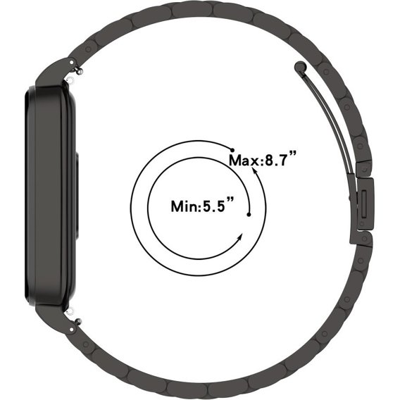 Браслет Stainless для Xiaomi Redmi Smart Band 2 - Black