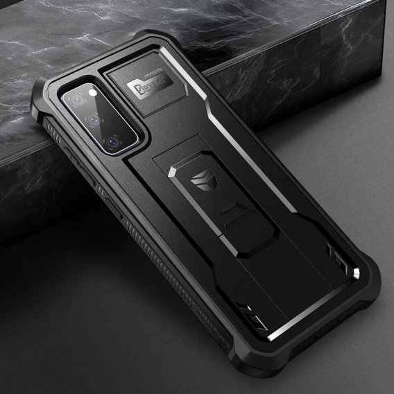 Бронированный чехол для Samsung Galaxy S20 FE, Dexnor Full Body, чёрный