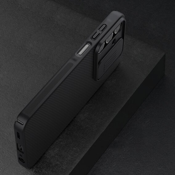 Бронированный чехол Nillkin для Samsung Galaxy A15 4G/5G, CamShield Pro, чёрный