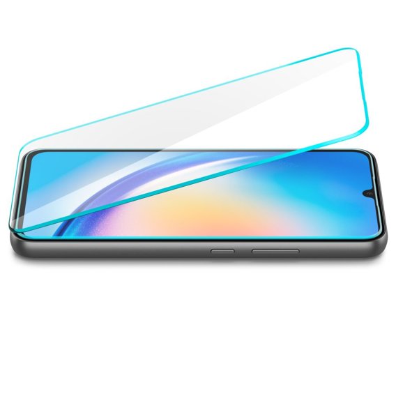 Закаленное стекло с монтажной рамкой SPIGEN Alm Glas.TR для Samsung Galaxy A34 5G (2 штуки)