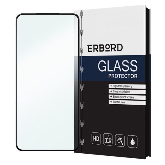 Закаленное стекло 3D ERBORD до Samsung Galaxy S21, Black