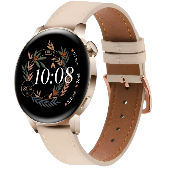 Кожаный ремешок для Samsung Galaxy Watch 42mm - Apricot