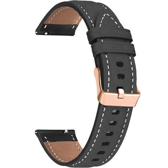 Кожаный ремешок для Samsung Galaxy Watch 42mm - Black
