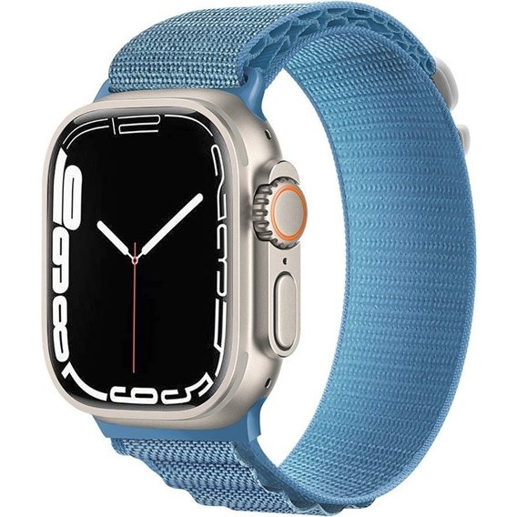 Нейлоновый ремешок до Apple Watch 1/2/3/4/5/6/7/8/SE/ULTRA 42/44/45/49mm, Blue