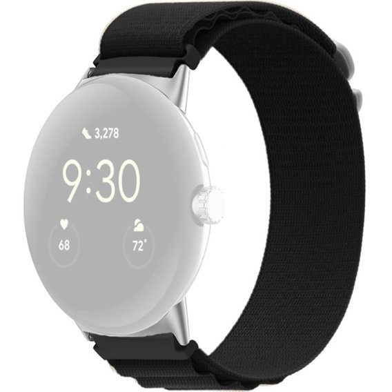 Нейлоновый ремешок до Google Pixel Watch, Black