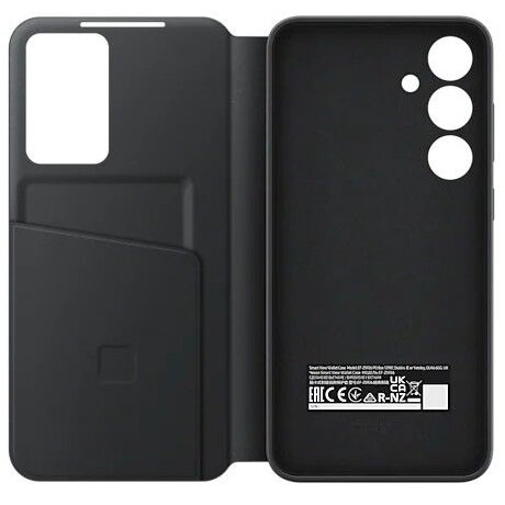 Оригинальный чехол Samsung для Galaxy S23 Ultra, S View Wallet Cover, чёрный