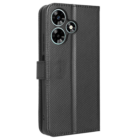 Откидной чехол для Infinix Hot 30, Wallet Smart Magnet, чёрный