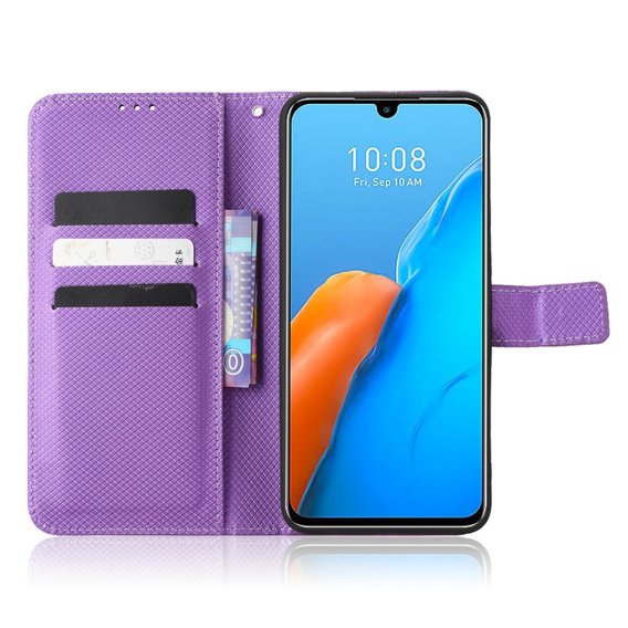 Откидной чехол для Infinix Note 12 Pro 4G, Wallet Smart Magnet, фиолетовый