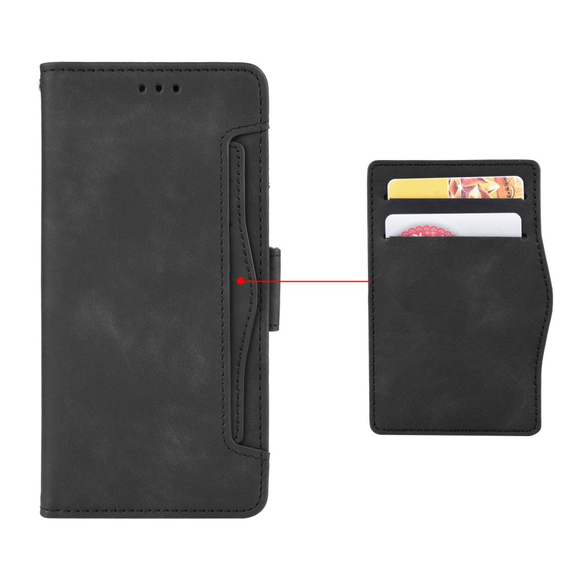 Откидной чехол для OnePlus Nord CE4 Lite, Card Slot, чёрный