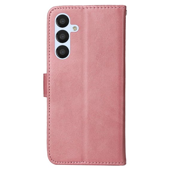 Откидной чехол для Samsung Galaxy A34 5G, Leather Wallet, розовый rose gold