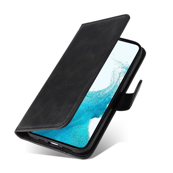 Откидной чехол для Samsung Galaxy A34 5G, Leather Wallet, чёрный
