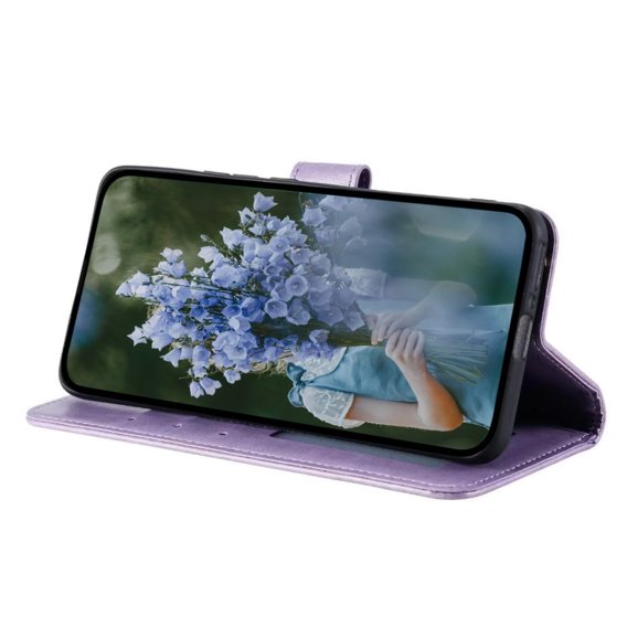 Откидной чехол для Samsung Galaxy A34 5G, Mandala, фиолетовый
