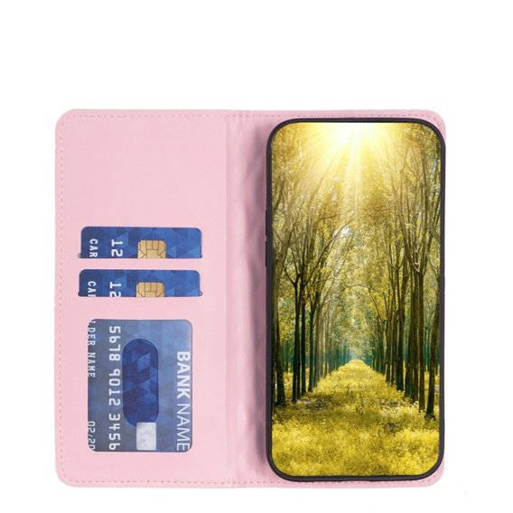 Откидной чехол для Samsung Galaxy A34 5G, Wallet, BINFEN COLOR, розовый