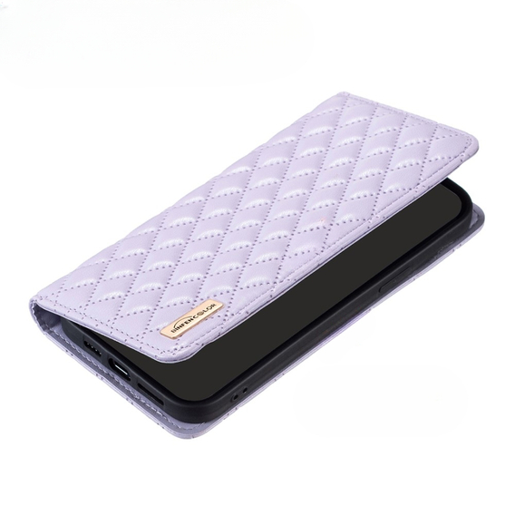 Откидной чехол для Samsung Galaxy A34 5G, Wallet, BINFEN COLOR, фиолетовый