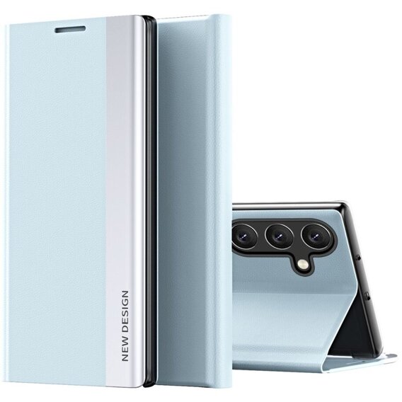 Откидной чехол для Samsung Galaxy A35 5G, Side Magnetic, синий