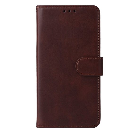 Откидной чехол для Samsung Galaxy A54 5G, Leather Wallet, коричневый