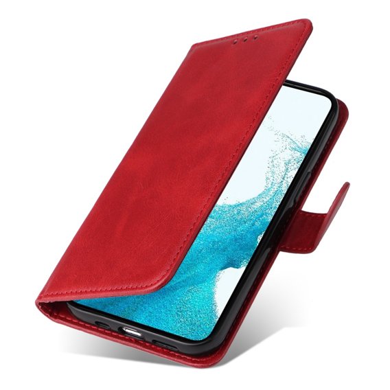 Откидной чехол для Samsung Galaxy A54 5G, Leather Wallet, красный