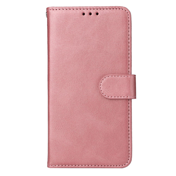 Откидной чехол для Samsung Galaxy A54 5G, Leather Wallet, розовый rose gold