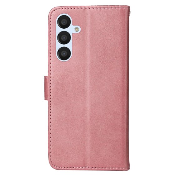 Откидной чехол для Samsung Galaxy A54 5G, Leather Wallet, розовый rose gold