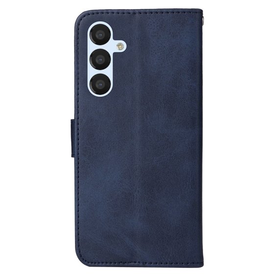 Откидной чехол для Samsung Galaxy A54 5G, Leather Wallet, темно-синий