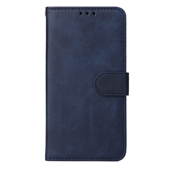 Откидной чехол для Samsung Galaxy A54 5G, Leather Wallet, темно-синий