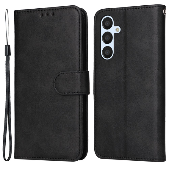 Откидной чехол для Samsung Galaxy A54 5G, Leather Wallet, чёрный