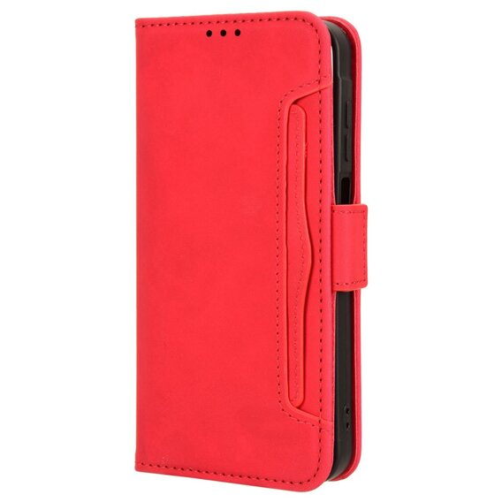 Откидной чехол для Samsung Galaxy M35, Card Slot, красный
