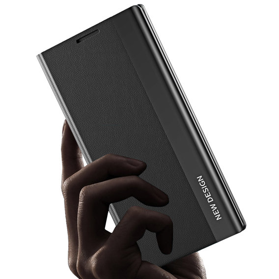 Откидной чехол для Samsung Galaxy S22 Ultra 5G, Side Magnetic, чёрный