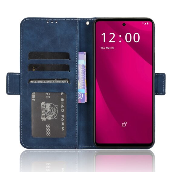 Откидной чехол для T Phone 2 Pro 5G, Card Slot, темно-синий