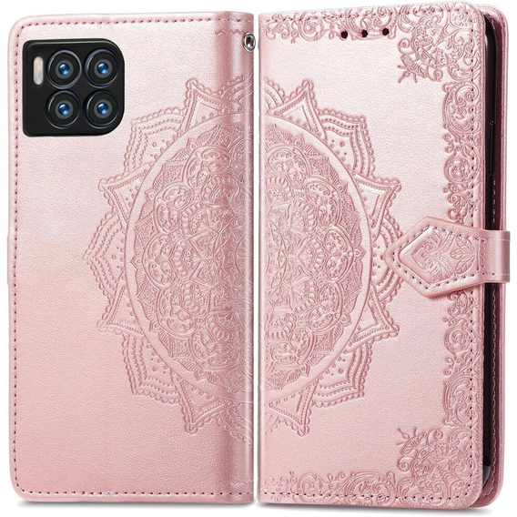 Откидной чехол для T Phone 2 Pro 5G, Mandala, розовый