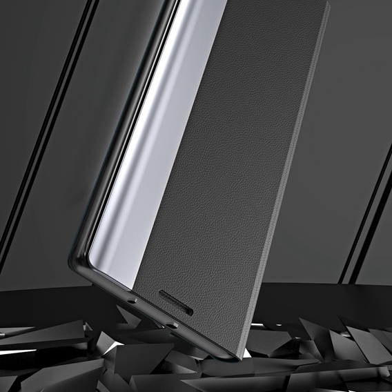 Откидной чехол для Xiaomi Poco X5 5G / Redmi Note 12 5G, Side Magnetic, чёрный