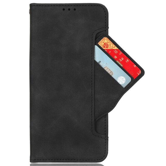 Откидной чехол для Xiaomi Redmi 14C, Card Slot, чёрный