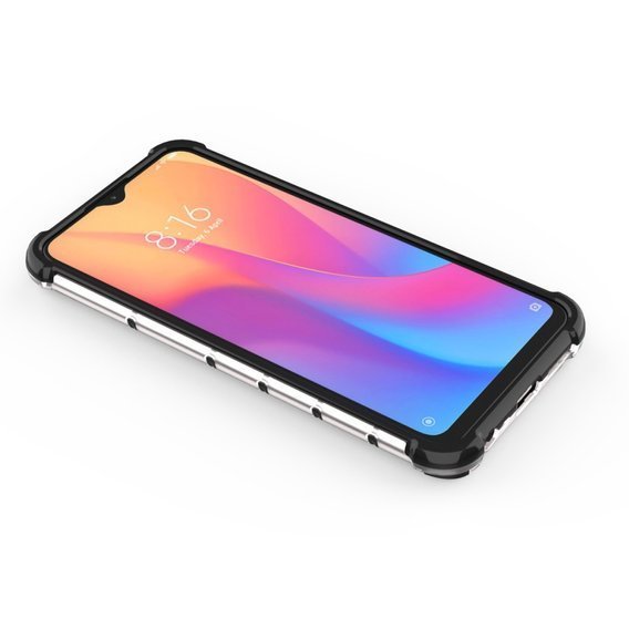 Панцирный чехол Honeycomb для Xiaomi Redmi 8A - Clear