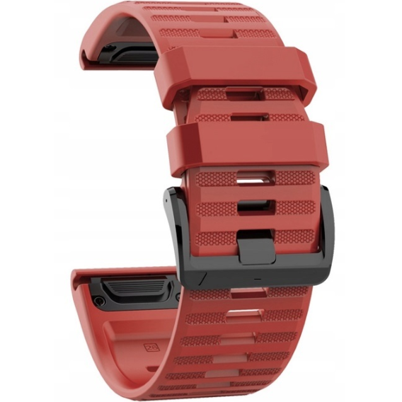 Силиконовый ремешок для Fitbit Inspire 3, Red Garmin Fenix 22mm, Red