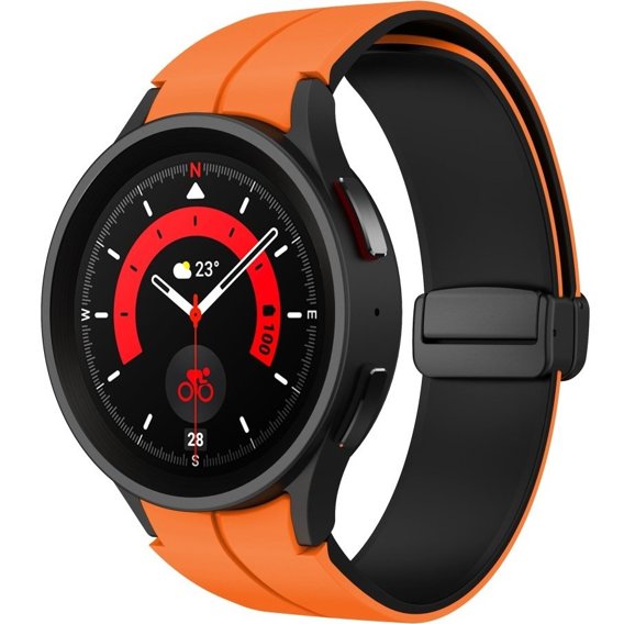 Силиконовый ремешок для Fitbit Inspire 3, Red Samsung Galaxy Watch 4 / 5 40/42/44/46/45MM PRO, Dark Blue / Red