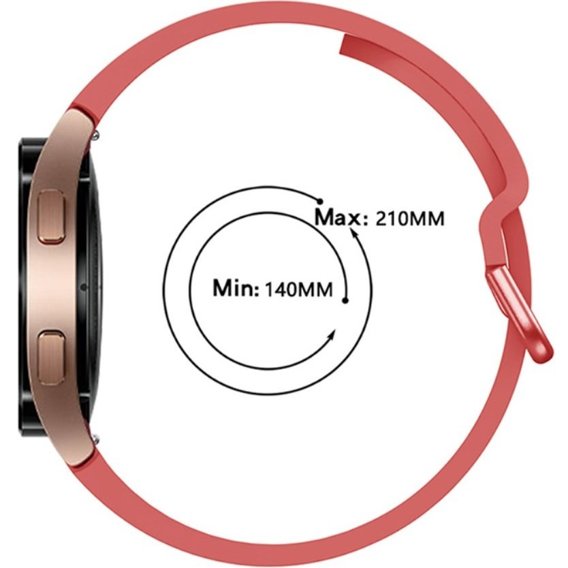 Силиконовый ремешок для Galaxy Watch 4 / 5, Red