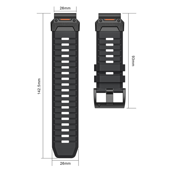 Силиконовый ремешок для Samsung Galaxy Fit 3, черный