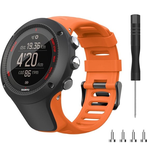 Силиконовый ремешок для Suunto 1/2/3/2S/2R/3P/3S/3R, Orange