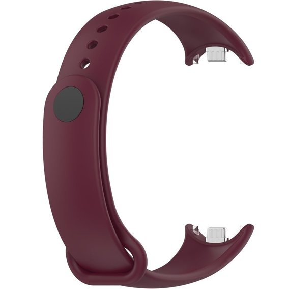 Силиконовый ремешок для Xiaomi Smart Band 8, Wine Red