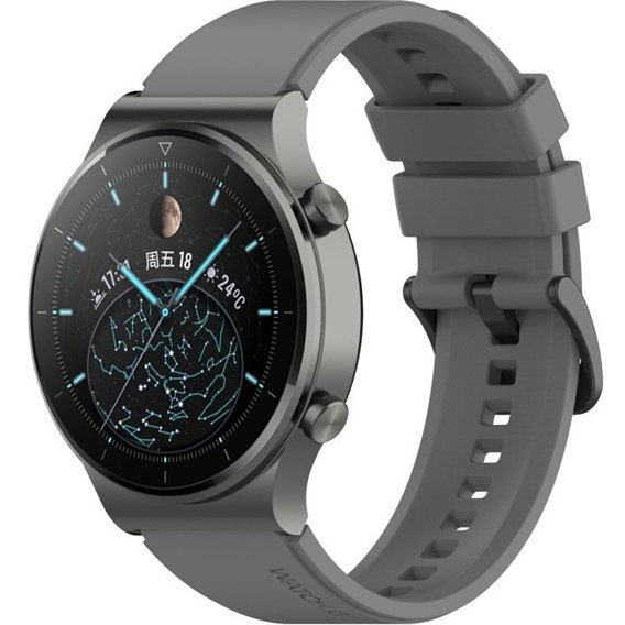 Силиконовый ремешок до Huawei Watch GT 2 Pro - Grey