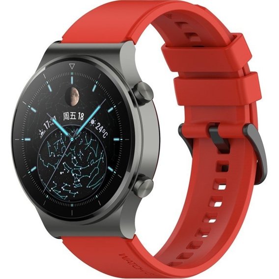 Силиконовый ремешок до Huawei Watch GT 2 Pro - Red