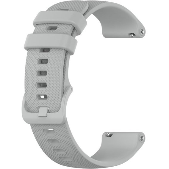 Силиконовый ремешок 18mm до Garmin Vivomove 3S / Vivoactive 4S, Grey