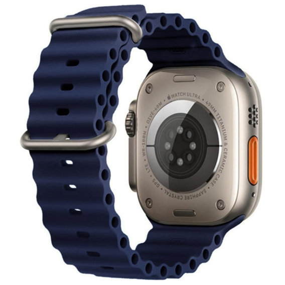 Силиконовый ремешок Apple Watch Ultra 49mm, Midnight Blue